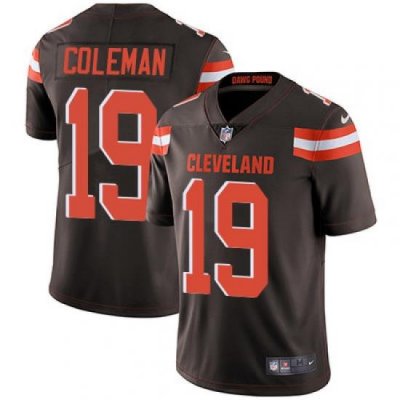 Nike BroWns #19 Corey Coleman BroWn Team Color Youth Stitched NFL Vapor Untouchable Limited Jersey