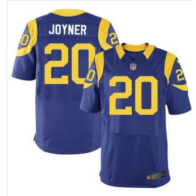 Nike Rams #20 Lamarcus Joyner Royal Blue Alternate Mens Stitched NFL Elite Jersey