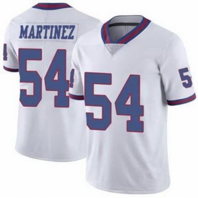 Men Nike New York Giants 54 Blake Martinez Rush Stitched Jersey