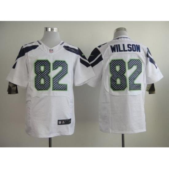 Nike Seattle SeahaWks 82 Luke Willson White Elite NFL Jersey