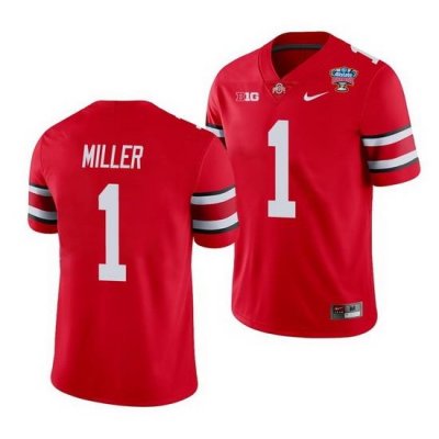 Ohio State Buckeyes Braxton Miller Scarlet 2021 Sugar Bowl College Football Jersey