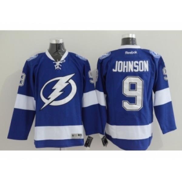 NHL tampa bay lightning #9 Johnson blue jerseys new