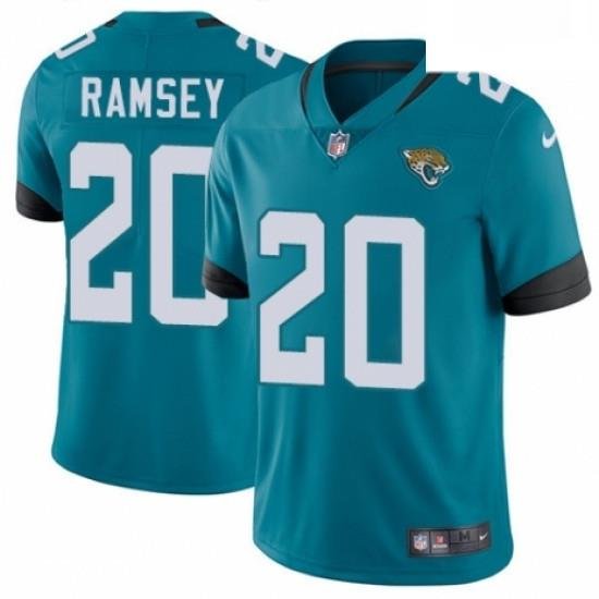 Men Nike Jacksonville Jaguars 20 Jalen Ramsey Teal Green Alternate Vapor Untouchable Limited Player NFL Jersey