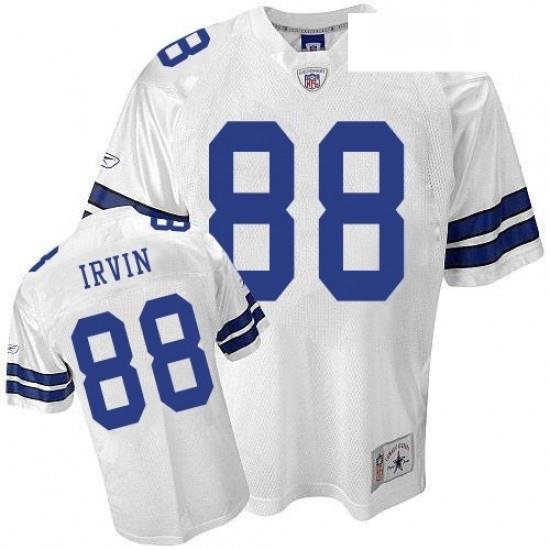 Reebok Dallas Cowboys 88 Michael Irvin Replica White Legend Throwback NFL Jersey