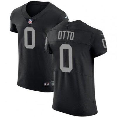 Nike Raiders #00 Jim Otto Black Team Color Mens Stitched NFL Vapor Untouchable Elite Jersey