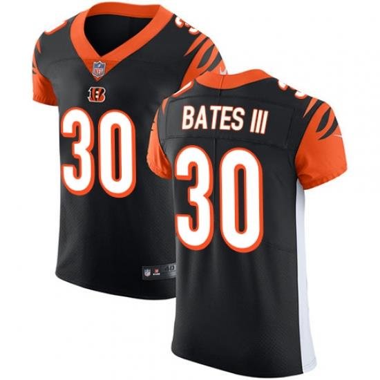 Nike Bengals #30 Jessie Bates III Black Team Color Mens Stitched NFL Vapor Untouchable Elite Jersey