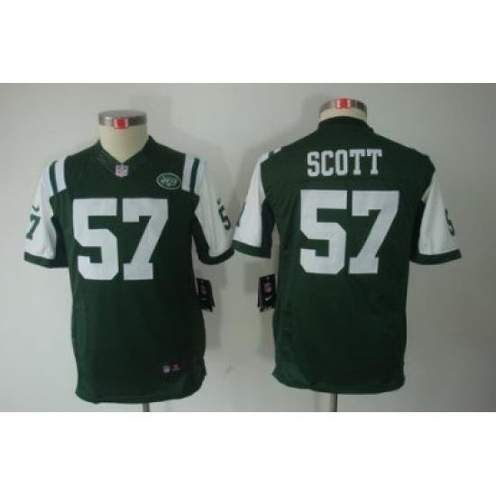 Nike Youth NeW York Jets #57 Scott Green Limited Jerseys