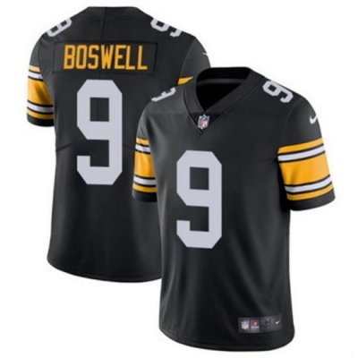 Men Pittsburgh Steelers 9 Chris Boswell Black Vapor Untouchable Stitched Jersey