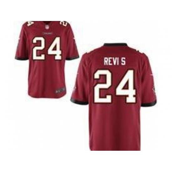 Nike Tampa Bay Buccaneers 24 Darrelle Revis Red Game NFL Jersey