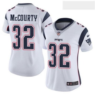 Nike Patriots 32 Devin McCourty White  Women Vapor Untouchable Limited Jersey