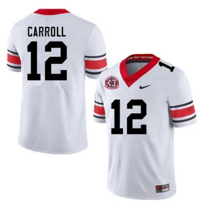 Men #12 Lovasea Carroll Georgia Bulldogs Nationals Champions 40th Anniversary College Football Jerse