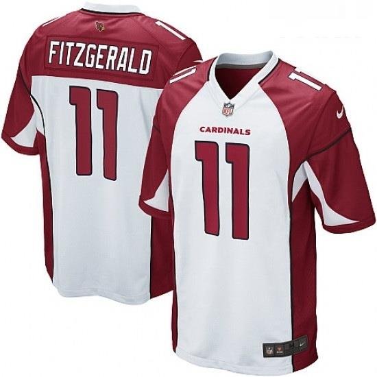 Youth Nike Arizona Cardinals 11 Larry Fitzgerald Game White NFL Jersey