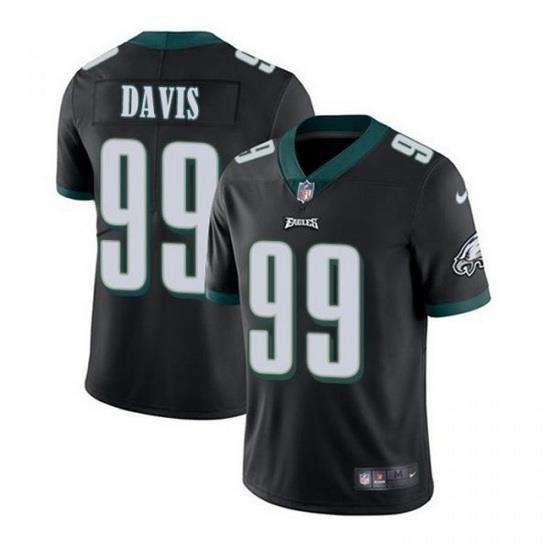 Nike Eagles 99 Jordan Davis Black 2022 NFL Draft Vapor Untouchable Limited Jerse