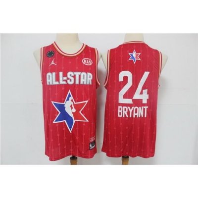 Lakers 24 Kobe Bryant Red 2020 NBA All Star Jordan Brand Swingman Jerseys