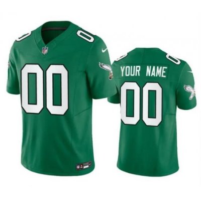 Men Women youth Philadelphia Eagles Customized Green 2023 F U S E  Vapor Untouchable Stitched Football Jersey