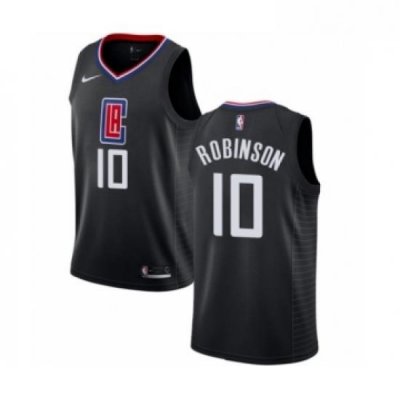 Youth Nike Los Angeles Clippers 10 Jerome Robinson Swingman Black NBA Jersey Statement Edition