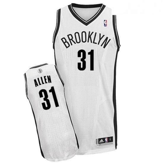 Womens Adidas Brooklyn Nets 31 Jarrett Allen Authentic White Home NBA Jersey