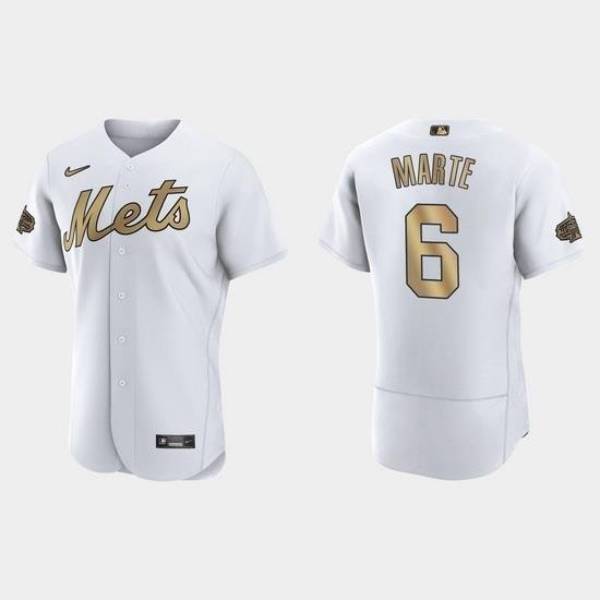 Men Starling Marte New York Mets 2022 Mlb All Star Game Authentic White Jersey