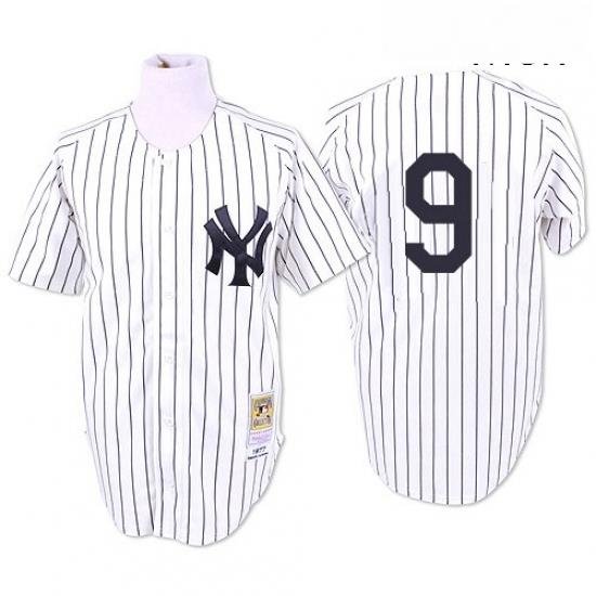 Mens Mitchell and Ness 1961 New York Yankees 9 Roger Maris Replica White Throwback MLB Jersey