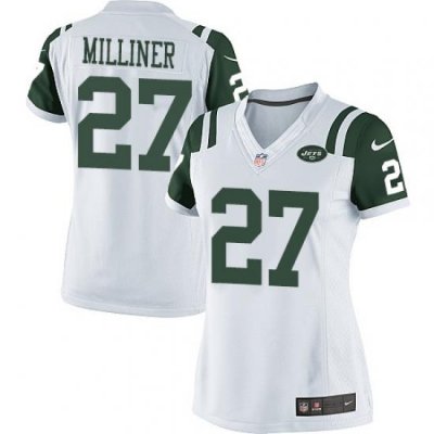 Women's Nike NeW York Jets #27 Dee Milliner Limited White NFL Jersey