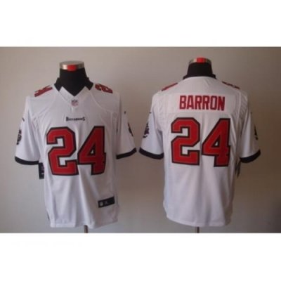 Nike Tampa Bay Buccaneers 24 Mark Barron White Limited NFL Jersey