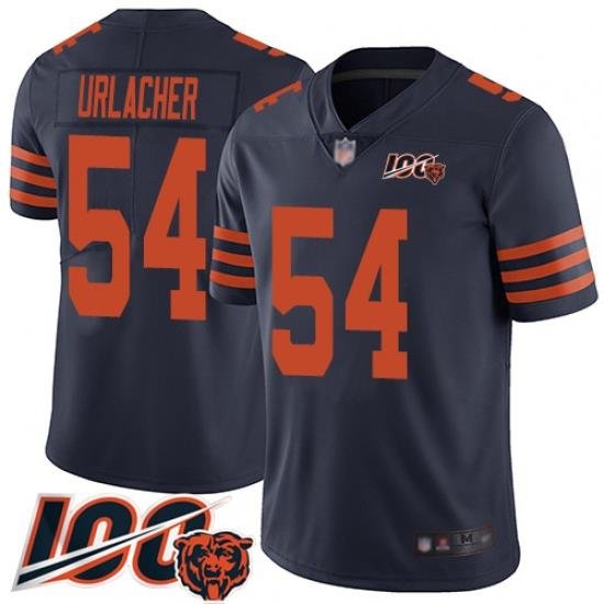 Youth Chicago Bears 54 Brian Urlacher Limited Navy Blue Rush Vapor Untouchable 100th Season Football Jersey