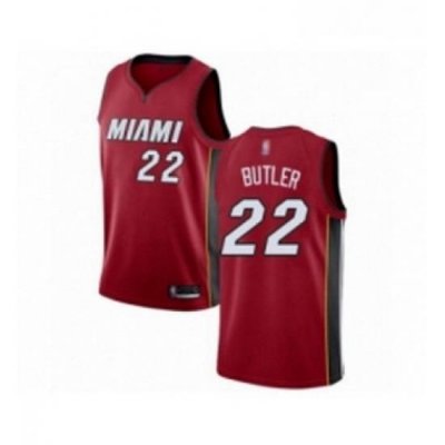 Youth Miami Heat 22 Jimmy Butler Swingman Red Basketball Jersey Statement Edition