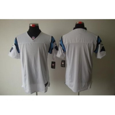 Nike Carolina Panthers Blank White Elite NFL Jersey