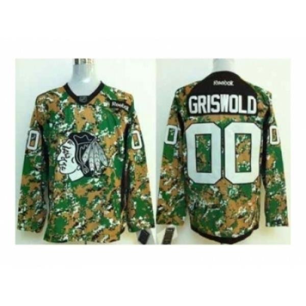 NHL Jerseys Chicago Blackhawks #00 Griswold camo