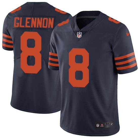 Nike Bears #8 Mike Glennon Navy Blue Alternate Youth Stitched NFL Vapor Untouchable Limited Jersey