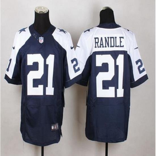 NeW Dallas CoWboys #21 Joseph Randle Navy Blue Thanksgiving ThroWback Men Stitched NFL Elite Jersey