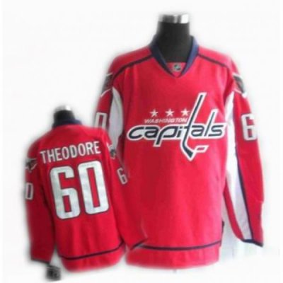 Washington Capitals #60 THEODORE Premier RED Jersey