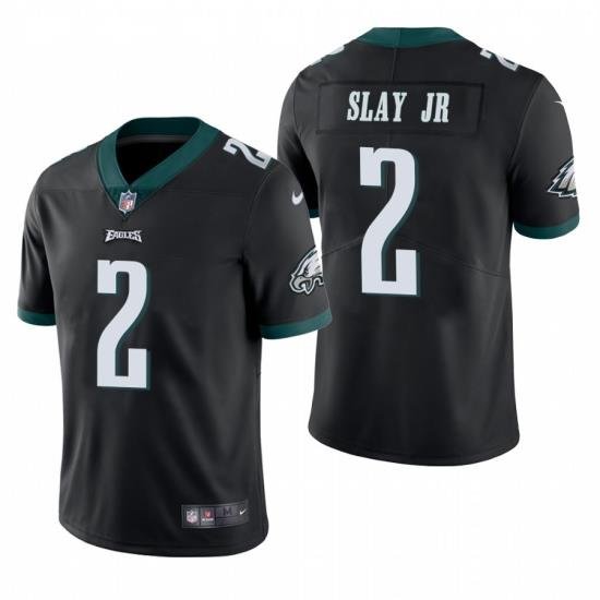 Men Philadelphia Eagles 2 Darius Slay Jr  Black Vapor Limited Jersey