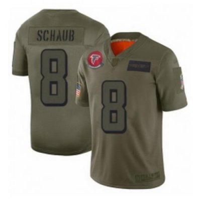 Youth Atlanta Falcons 8 Matt Schaub Limited Camo 2019 Salute to Service Football Jersey