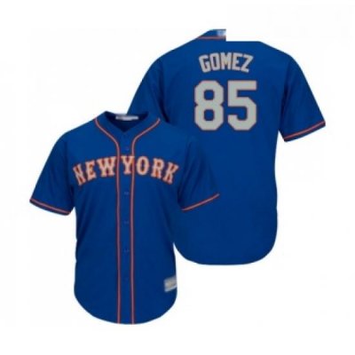 Mens NeW York Mets 85 Carlos Gomez Replica Royal Blue Alternate Road Cool Base Baseball Jersey