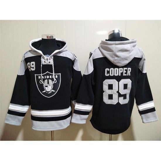 Los Angeles Raiders Sitched Pullover Hoodie #89 89 Amari Cooper