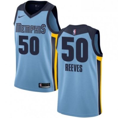 Youth Nike Memphis Grizzlies 50 Bryant Reeves Authentic Light Blue NBA Jersey Statement Edition