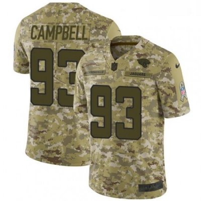 Men Nike Jacksonville Jaguars 93 Calais Campbell Limited Camo 2018 Salute to Service NFL Jersey