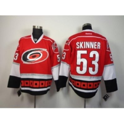 NHL Carolina Hurricanes #53 Jeff Skinner Red Home Jerseys