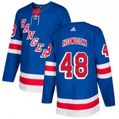 Mens Adidas New York Rangers 48 Brett Howden Premier Royal Blue Home NHL Jersey