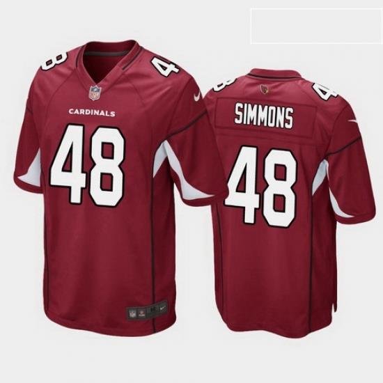 men isaiah simmons arizona cardinals cardinal game jersey