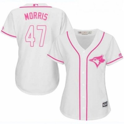 Womens Majestic Toronto Blue Jays 47 Jack Morris Replica White Fashion Cool Base MLB Jersey