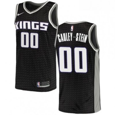 Mens Nike Sacramento Kings 0 Willie Cauley Stein Authentic Black NBA Jersey Statement Edition