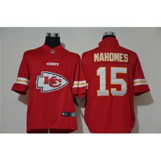 Nike Chiefs 15 Patrick Mahomes Red Vapor Untouchable Limited Jersey