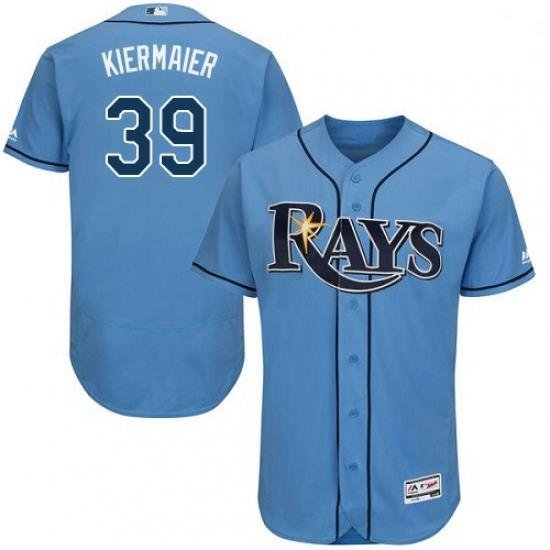 Mens Majestic Tampa Bay Rays 39 Kevin Kiermaier Alternate Columbia Flexbase Authentic Collection MLB Jersey