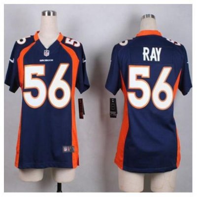 Women Nike Broncos #56 Shane Ray Blue Alternate Stitched NFL New Elite Jersey