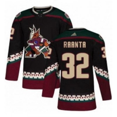 Youth Adidas Arizona Coyotes 32 Antti Raanta Authentic Black Alternate NHL Jersey