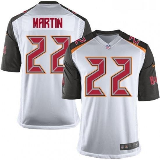 Mens Nike Tampa Bay Buccaneers 22 Doug Martin Game White NFL Jersey