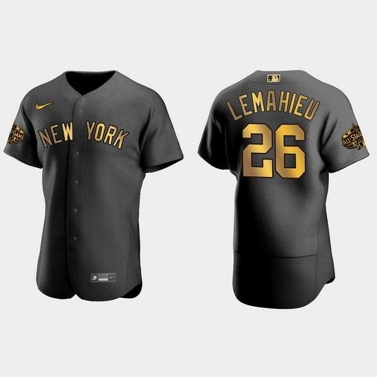 Men NeW York Yankees Dj Lemahieu 2022 Mlb All Star Game Black Men Jersey