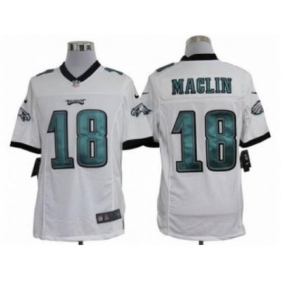 Nike Philadelphia Eagles 18 jeremy maclin White Limited NFL Jersey